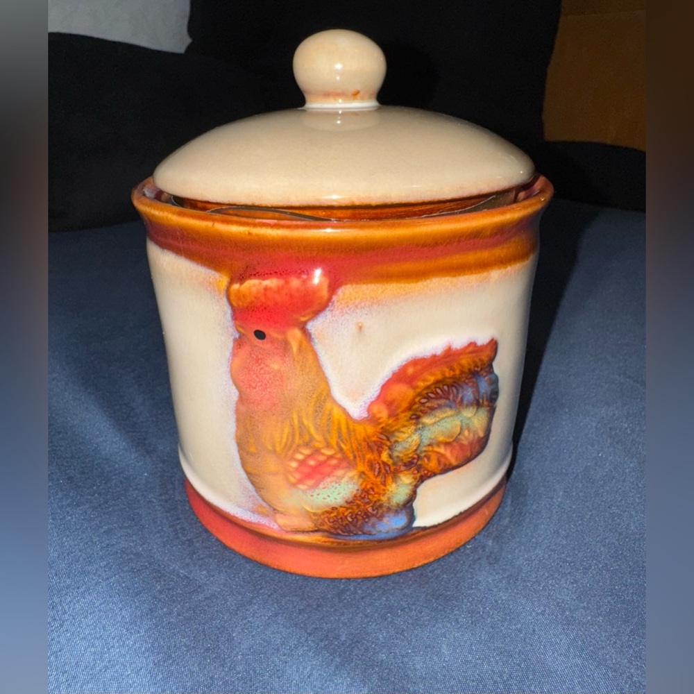 Cute Rooster Jar 🐓